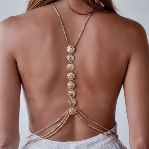 Bohemian Coin Body Chain - Picture 1 of 5